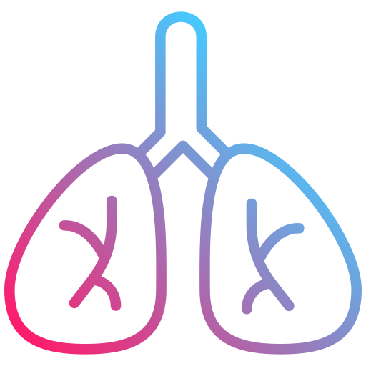 肺 Generic gradient outline icon