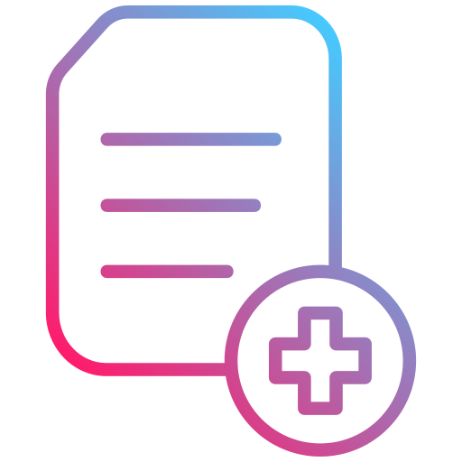 Medical history Generic gradient outline icon