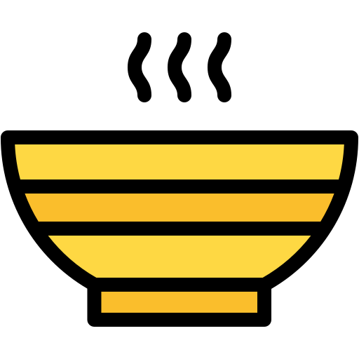 국수그릇 Generic color lineal-color icon