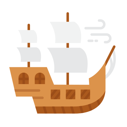 Лодка Generic color fill иконка