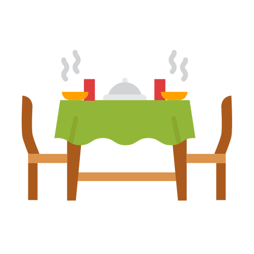 stół obiadowy Generic color fill ikona