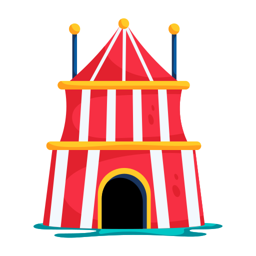 chapiteau de cirque Generic color fill Icône