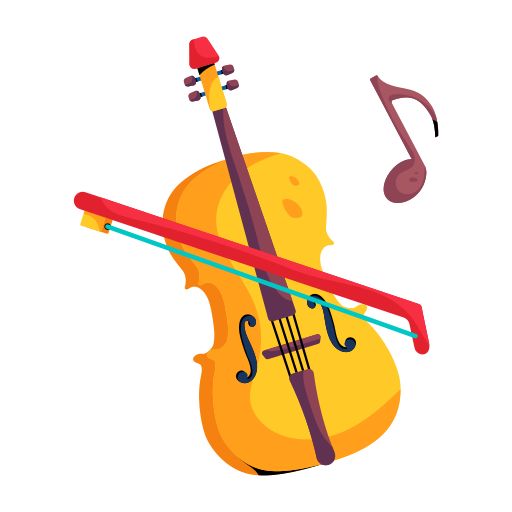 violino Generic color fill icona
