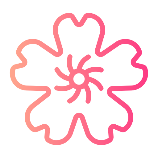 Sakura Generic gradient outline icon