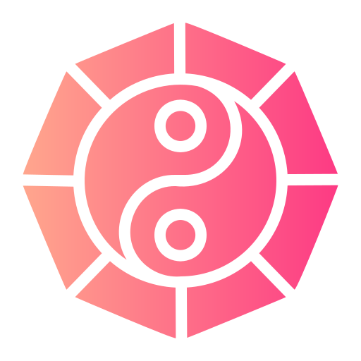 yin yang Generic gradient fill icona