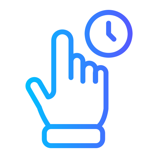 cursore della mano Generic gradient outline icona