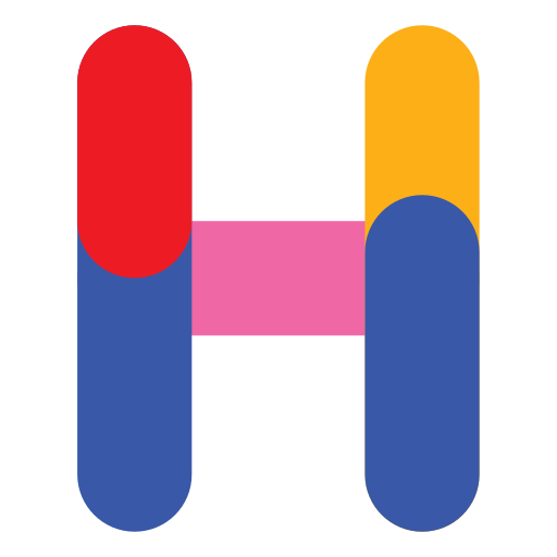litera h Generic color fill ikona