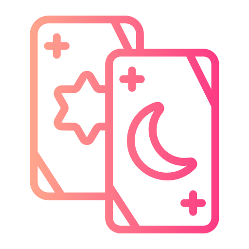 tarot Generic gradient outline icono