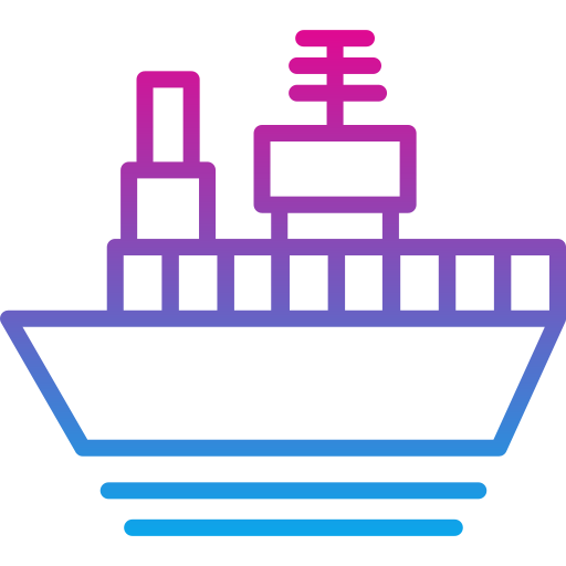 vrachtboot Generic gradient outline icoon