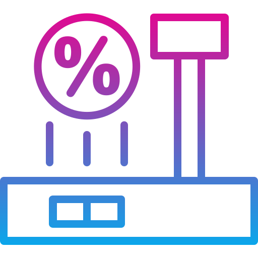 rabatt Generic gradient outline icon