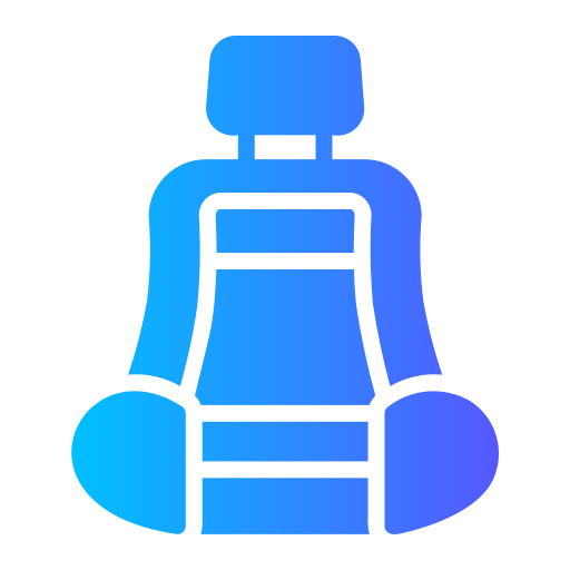 Car seat Generic gradient fill icon