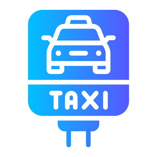 segnale taxi Generic gradient fill icona