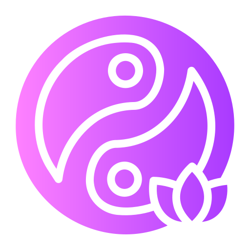 ying yang Generic gradient fill icon