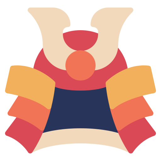 武士 Generic color fill icon