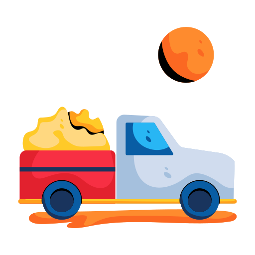 Sand truck Generic color fill icon