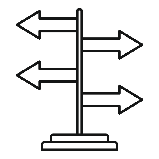 Direction Generic outline icon