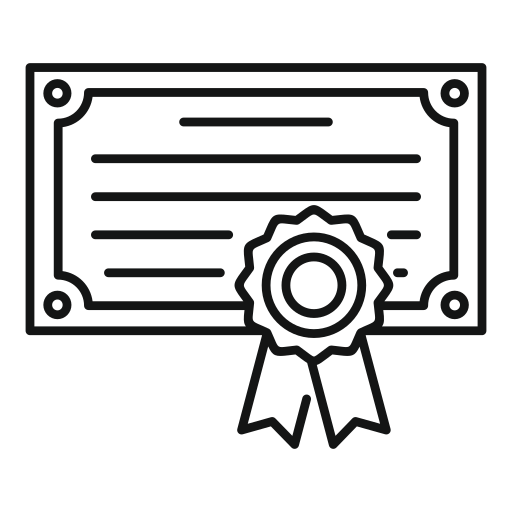 zertifikat Generic outline icon