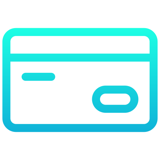 Credit Generic gradient outline icon