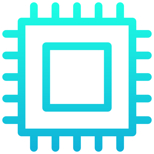 microchip Generic gradient outline icona