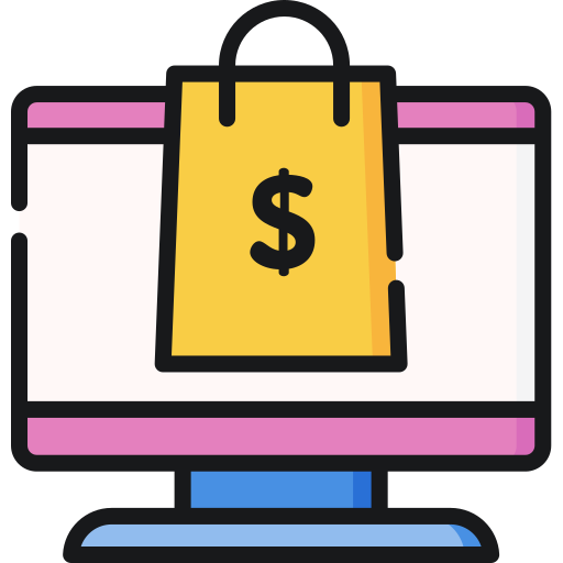 Shopping online Special Lineal color icon