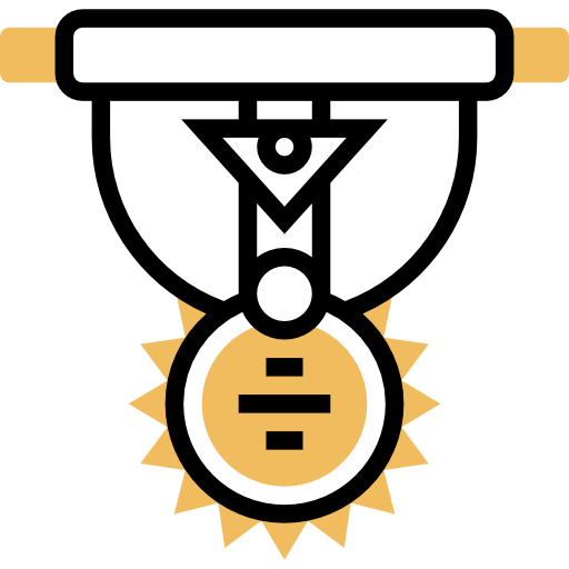 medaglia Meticulous Yellow shadow icona
