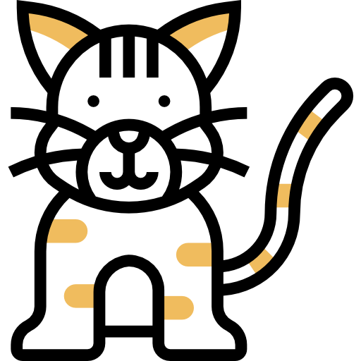 Kitten Meticulous Yellow shadow icon