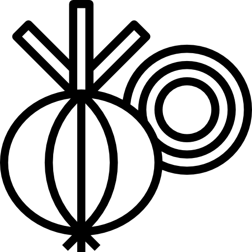 cebolla Surang Lineal icono