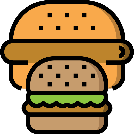 burger Surang Lineal Color Icône