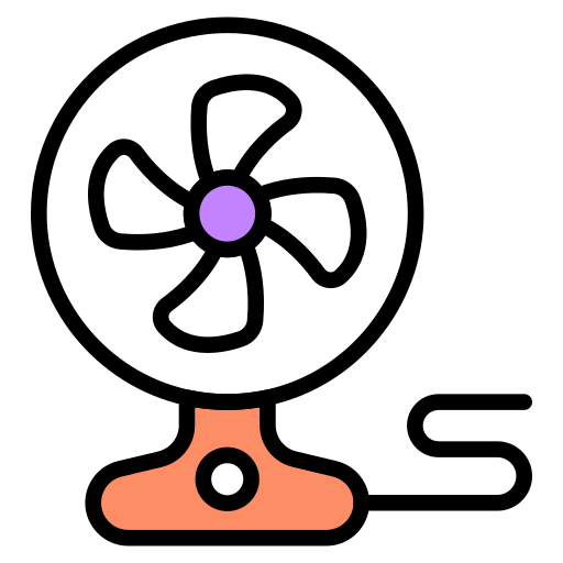 wentylator stołowy Generic color lineal-color ikona