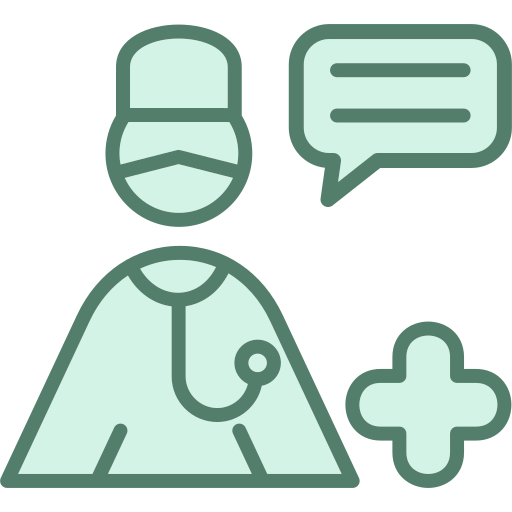 Ask a doctor Generic color lineal-color icon