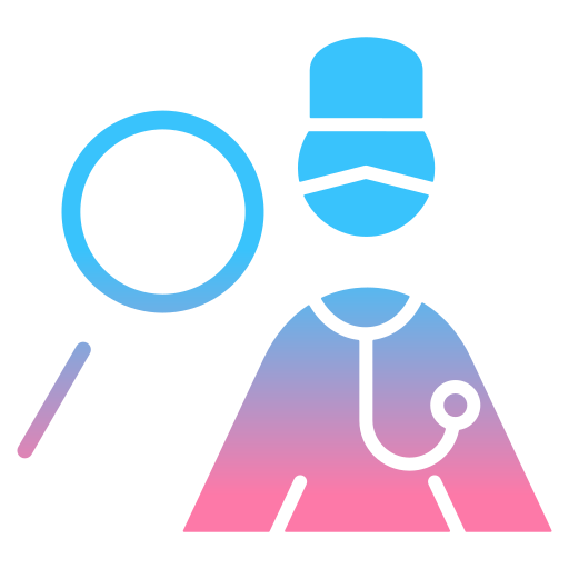 Doctor search Generic gradient fill icon