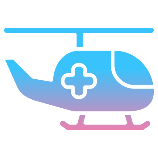 ambulanzflugzeug Generic gradient fill icon