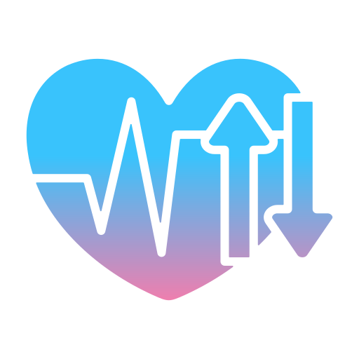 Heart beat Generic gradient fill icon