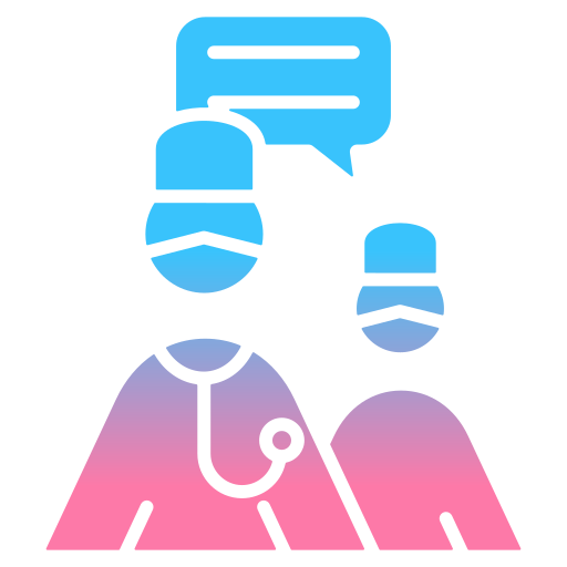 Doctor assistance Generic gradient fill icon