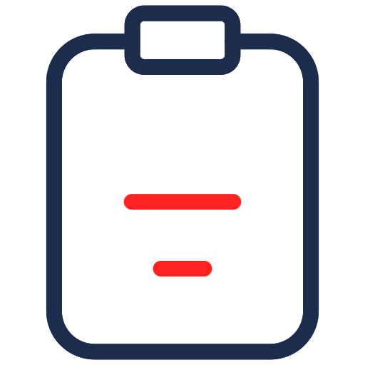 Clipboard Generic color outline icon