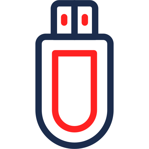 usb-накопитель Generic color outline иконка