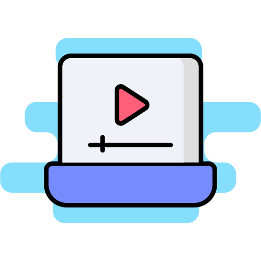 video Generic color lineal-color icon