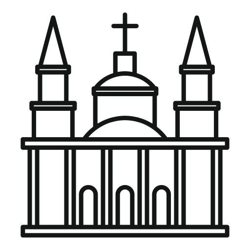 iglesia Generic outline icono