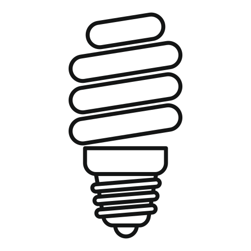 ampoule Generic outline Icône