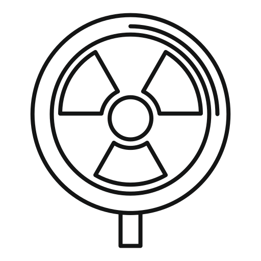radioattività Generic outline icona