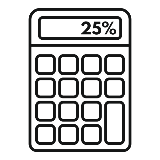 calcolatrice Generic outline icona