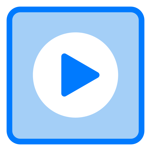 streaming vidéo Generic color lineal-color Icône