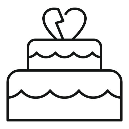 torta Generic outline icona