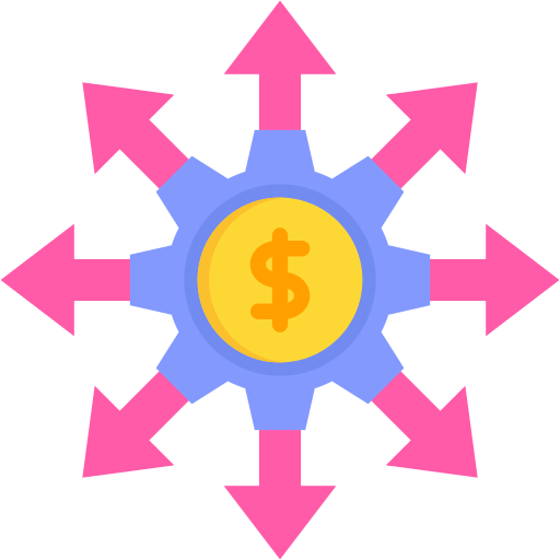 portal de financiación colectiva Generic color fill icono