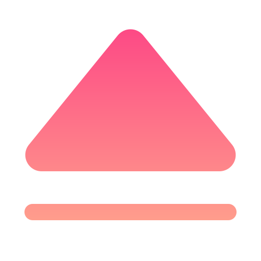 イジェクト Generic gradient fill icon