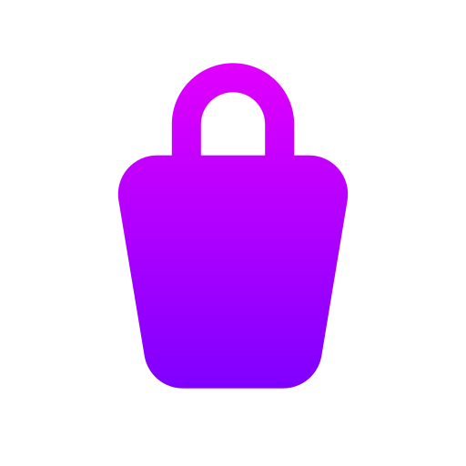 ショッピングバッグ Generic gradient fill icon