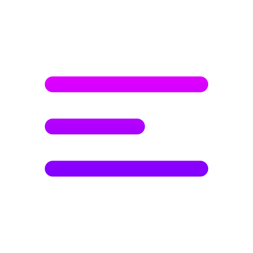 メニュー Generic gradient outline icon