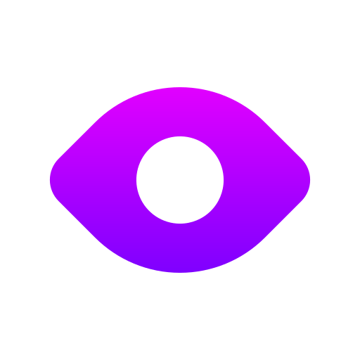 ojo Generic gradient fill icono