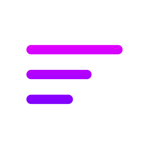 메뉴 Generic gradient fill icon