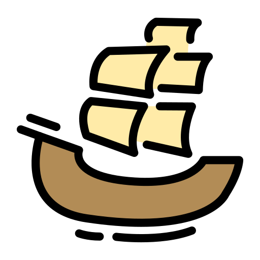 해적선 Generic color lineal-color icon